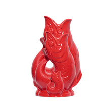 Load image into Gallery viewer, Red Original Gluggle Jug Pitcher Vase