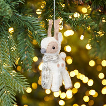 Load image into Gallery viewer, Felt Reindeer Christmas Decoration