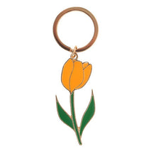 Load image into Gallery viewer, Yellow Spring Tulip Keyring