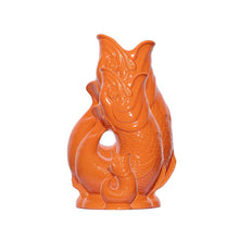 Load image into Gallery viewer, Orange Original Gluggle Jug Pitcher Vase