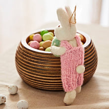 Load image into Gallery viewer, Felt Rabbit with Egg Hanging Decoration