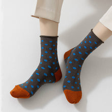 Load image into Gallery viewer, Women's Mulberry Silk Socks - Breathable & Soft, Polka Dot