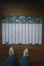 Load image into Gallery viewer, 2027 Illustrated Folk Art Wall Planner | Colourful Calendar