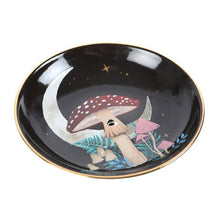 Load image into Gallery viewer, Forest Mushroom Ceramic Incense Holder Plate