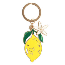 Load image into Gallery viewer, Lemon Flower Keyring