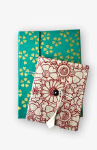 Load image into Gallery viewer, Small Handcrafted, Lokta Paper Journal with Tie, Hardcover