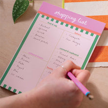 Load image into Gallery viewer, Cabana Stripe - Shopping List Pad A5