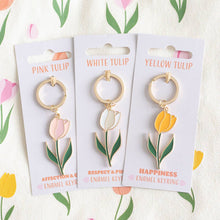 Load image into Gallery viewer, Yellow Spring Tulip Keyring
