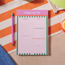 Load image into Gallery viewer, Cabana Stripe - Shopping List Pad A5