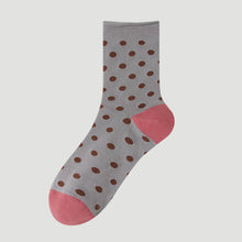 Load image into Gallery viewer, Women's Mulberry Silk Socks - Breathable & Soft, Polka Dot