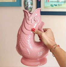 Load image into Gallery viewer, Pink Original Gluggle Jug pitcher vase