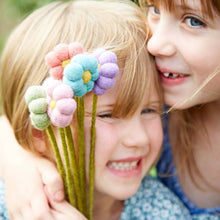 Load image into Gallery viewer, Pack of 6 Felt Handmade Flower Bouquet - Multicoloured