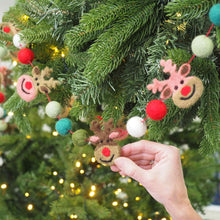 Load image into Gallery viewer, Felt Reindeer Garland