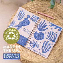 Load image into Gallery viewer, Swim Journal A5 - Ocean Mermaid