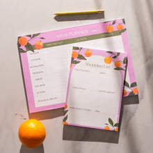 Load image into Gallery viewer, A4 Weekly Meal Planner Pad
