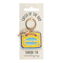 Load image into Gallery viewer, Sardine Tin Keyring