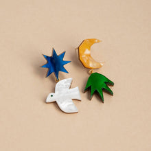 Load image into Gallery viewer, Assembled Story Drop Earrings