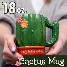 Load image into Gallery viewer, Prickly in the Morning Cactus Mug – Houseplant Gift