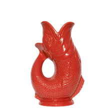 Load image into Gallery viewer, Red Original Gluggle Jug Pitcher Vase