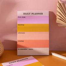 Load image into Gallery viewer, Daily Planner Pad - Colour Block