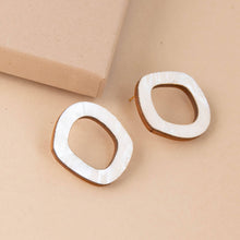 Load image into Gallery viewer, Rounded Form Stud Earrings - Large