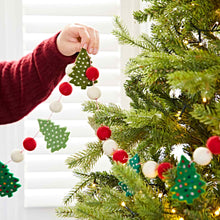 Load image into Gallery viewer, Felt Christmas Tree Garland