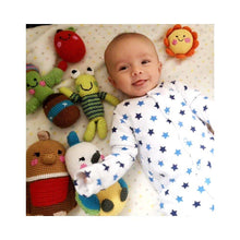 Load image into Gallery viewer, Crochet Baby Toy Flipps orange trousers