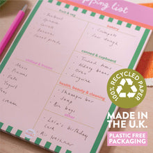 Load image into Gallery viewer, Cabana Stripe - Shopping List Pad A5