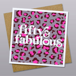 Fifty & Fabulous Card