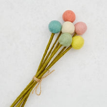 Load image into Gallery viewer, Pack of 6 Felt Handmade Flower Bouquet - Multicoloured
