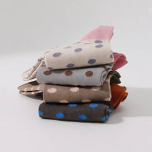 Load image into Gallery viewer, Women's Mulberry Silk Socks - Breathable &amp; Soft, Polka Dot
