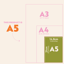 Load image into Gallery viewer, A5 Lay Flat Notebook - Les Fleur
