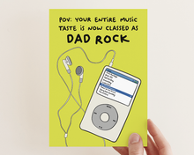 Load image into Gallery viewer, Dad Rock — Funny Father's Day Card
