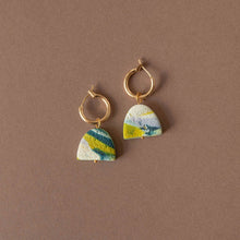 Load image into Gallery viewer, Blurred Shapes Hoop Earrings
