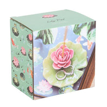 Load image into Gallery viewer, Lily Pad Trinket Dish and Incense Stick Holder
