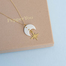 Load image into Gallery viewer, Celestial Star Gold Necklace
