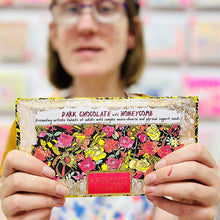 Load image into Gallery viewer, Bee Free, Dark Chocolate Bar With Honeycomb
