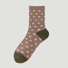 Load image into Gallery viewer, Women's Mulberry Silk Socks - Breathable &amp; Soft, Polka Dot
