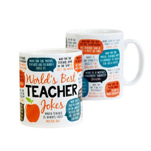 Load image into Gallery viewer, World's Best Teacher Jokes Mug

