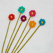 Load image into Gallery viewer, Pack of 6 Felt Handmade Flower Bouquet - Multicoloured
