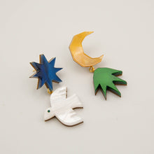Load image into Gallery viewer, Assembled Story Drop Earrings
