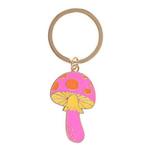 Load image into Gallery viewer, Funky Fungi Mushroom Keyring
