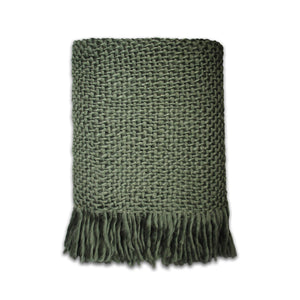 Dark Green Throw