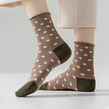 Load image into Gallery viewer, Women's Mulberry Silk Socks - Breathable &amp; Soft, Polka Dot
