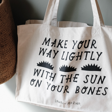 Load image into Gallery viewer, ‘Sun on Your Bones’ Canvas Bag
