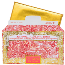 Load image into Gallery viewer, Love is in the Air, Milk Chocolate Bar with Orange and Biscotti
