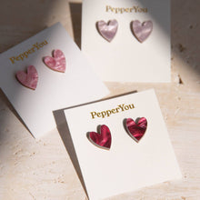 Load image into Gallery viewer, I Heart You Stud Earrings
