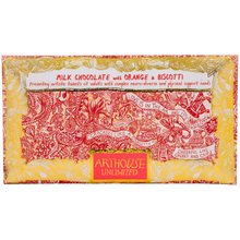 Load image into Gallery viewer, Love is in the Air, Milk Chocolate Bar with Orange and Biscotti
