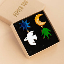 Load image into Gallery viewer, Assembled Story Drop Earrings
