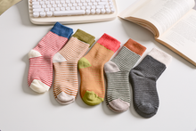 Load image into Gallery viewer, Women's Striped Cotton Socks - Soft, Breathable &amp; Stylish
